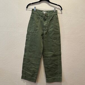 Whistles Green Cargo Pants